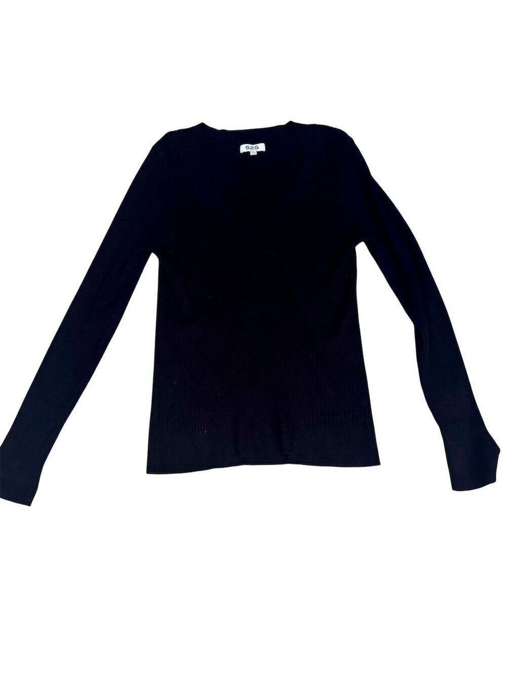 GUC 525 Women’s XL Black Long Sleeve Crew Neck Pullover Sweater